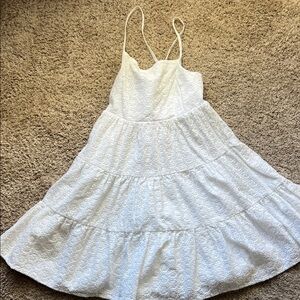 Joie White Lace Kids Casual Dress